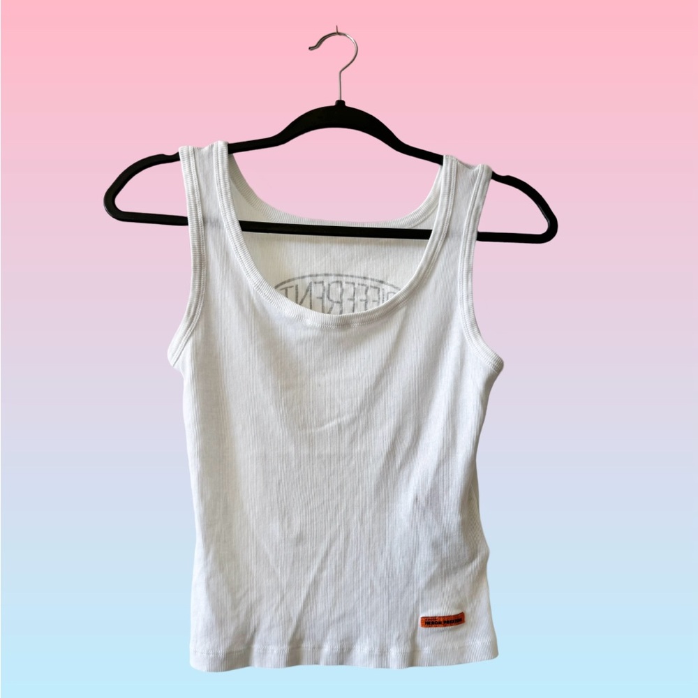 Heron Preston Women’s ‘Different’ Tank in White